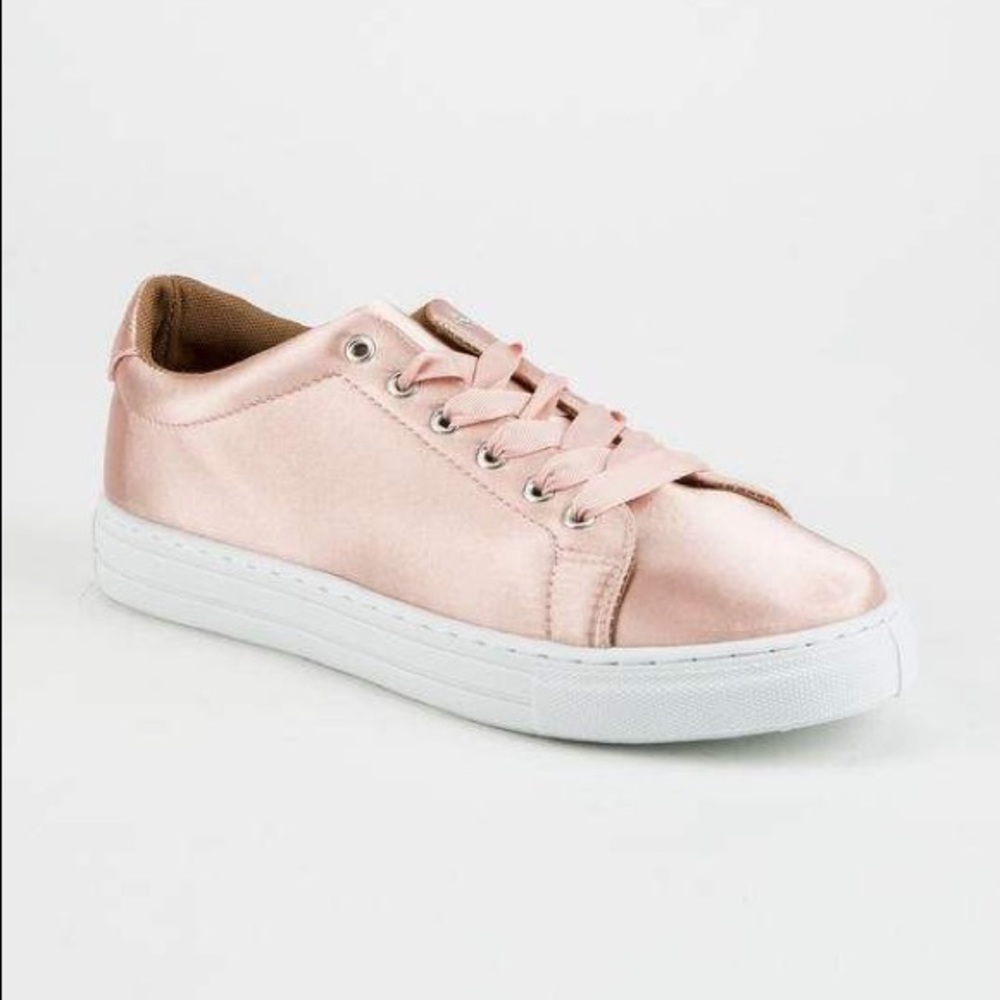 Blush Satin Sneakers🌸 - Picture 1 of 4
